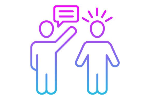 Argument Line Gradient Icon: A Modern Design Asset for Digital Creators