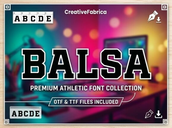 Balsa: The Competitive Slab Serif for Athletic Branding