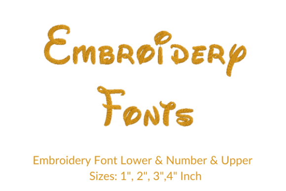 Bring a Personal Touch to Your Projects with Cute Font Embroidery Design