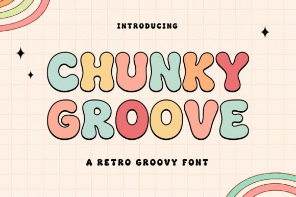 Chunky Groove: A Bold Retro Font for Modern Projects