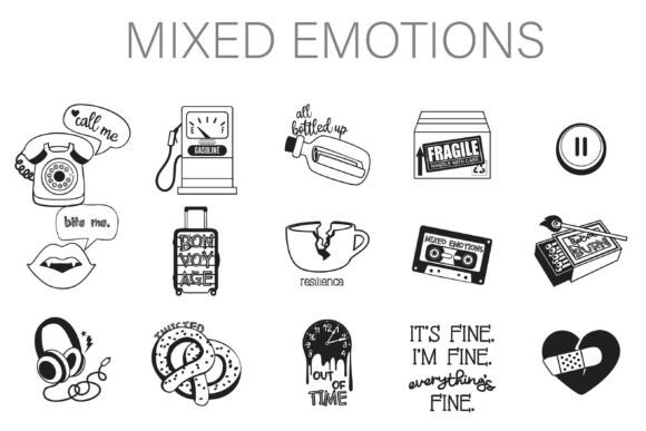 Mixed Emotions Dingbats: A Typeface for Unfiltered Expression