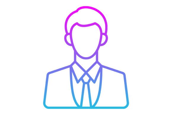 Modernizing Brand Identity with the Manager Line Gradient Icon