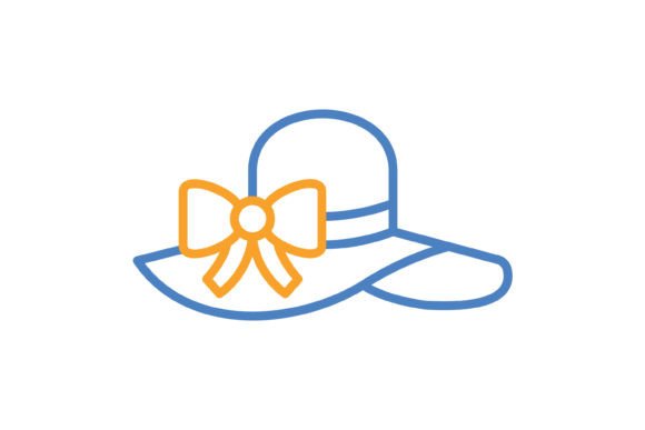 Pamela Hat Blue & Orange Line Icon: A Designer's Review